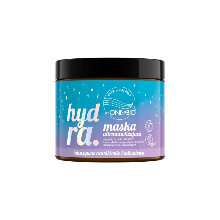 Ультразволожувальна маска для волосся OnlyBio Hair in Balance Hydra 400 мл