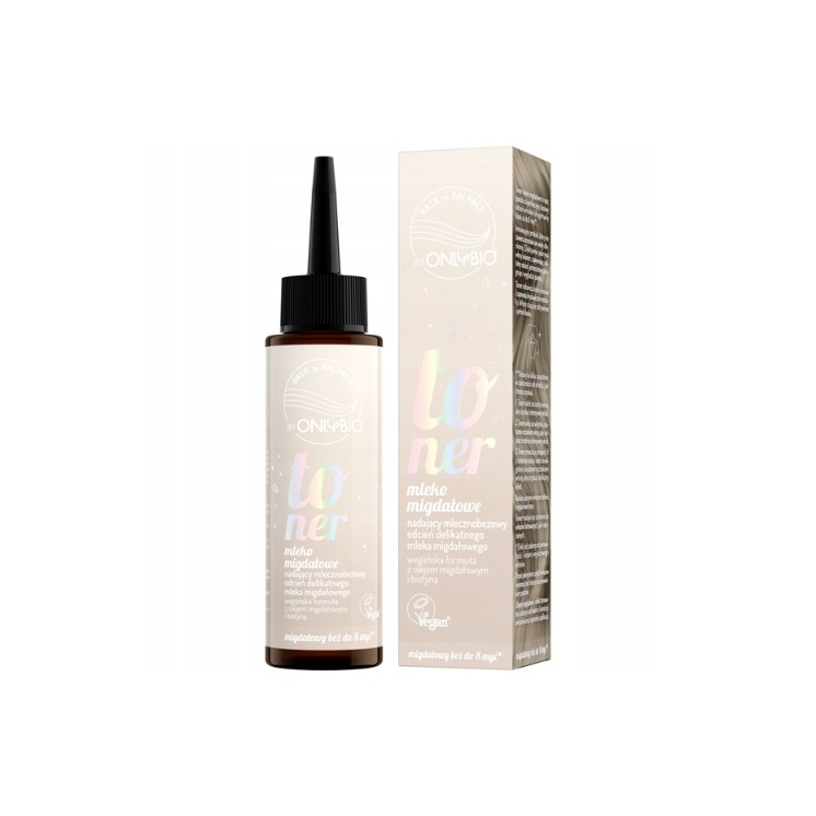 Тонік OnlyBio Hair in Balance з мигдальним молоком 100 мл