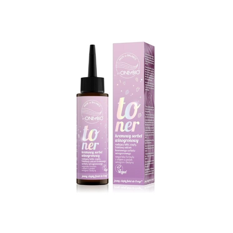 OnlyBio Hair in Balance Creamy Grape Sorbet Hair Toner 100 ml