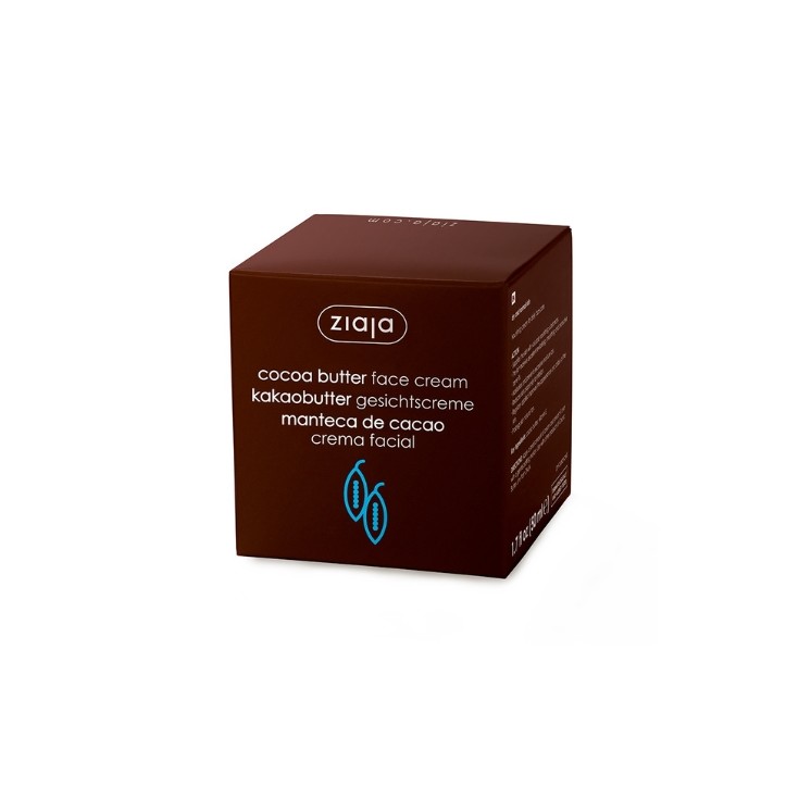 Crème visage au beurre de cacao Ziaja Peaux normales et sèches 50 ml