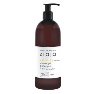 Ziaja Baltic Home Spa Witalizacja Gel 3in1 voor het wassen van gezicht, lichaam en haar 500 ml
