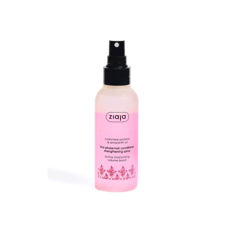 Ziaja Cashmere Two-Phase Spray Conditioner Stärkende Kaschmirkur mit Amaranthöl 125 ml