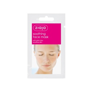 Заспокійлива маска для обличчя Ziaja з рожевою глиною 7 мл