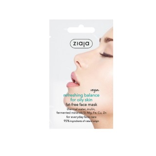 Ziaja Oil-Free Face Mask Microbiome Balance for Oily Skin 7 ml