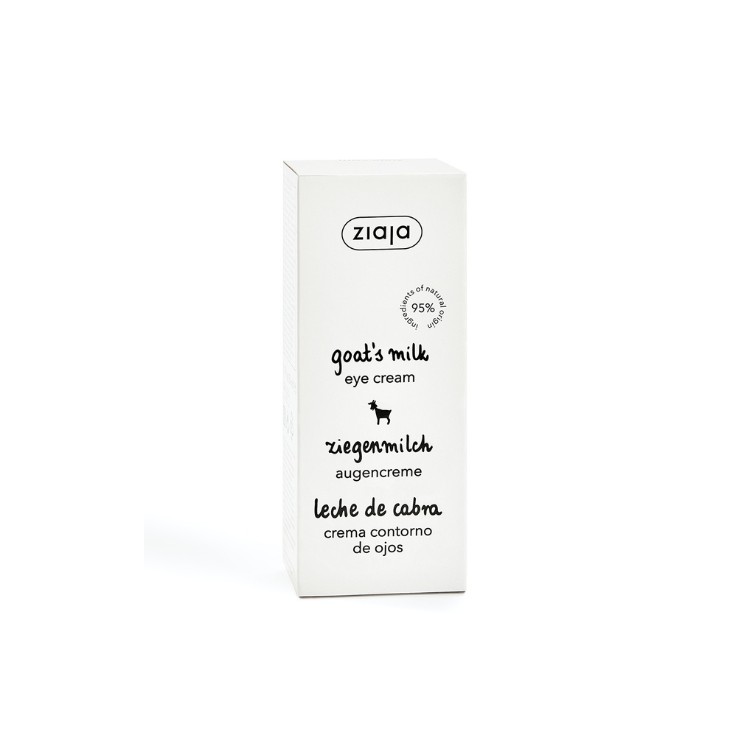 Crème contour des yeux au lait de chèvre Ziaja Compresse lactée 15 ml