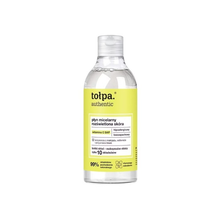 Tołpa Authentic Micellar Gesichtsfluid für strahlende Haut 300 ml