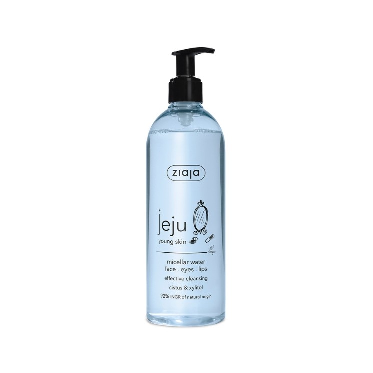 Ziaja Jeju Micellar Water Face, Eyes, Lips 390 ml