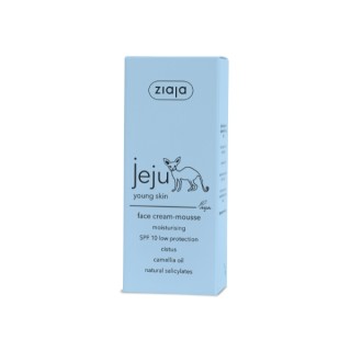 Ziaja Jeju witte gezichtsmousse voor overdag SPF10 lage bescherming 50 ml