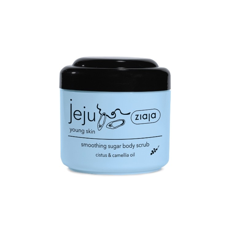 Ziaja Jeju Sugar Body Peeling with Black Dots 200 ml