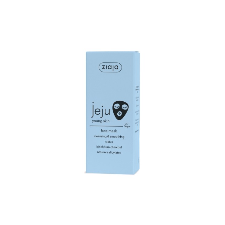 Masque noir Ziaja Jeju pour les imperfections cutanées 50 ml