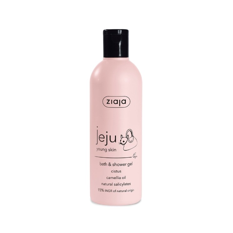 Ziaja Jeju biały Żel do ciała pod prysznic i do kąpieli 300 ml Ziaja Jeju biały Żel do ciała pod prysznic i do kąpieli 300 ml