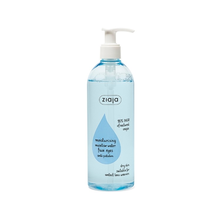 Ziaja Fluide Micellaire Démaquillant Hydratant Visage et Yeux 390 ml