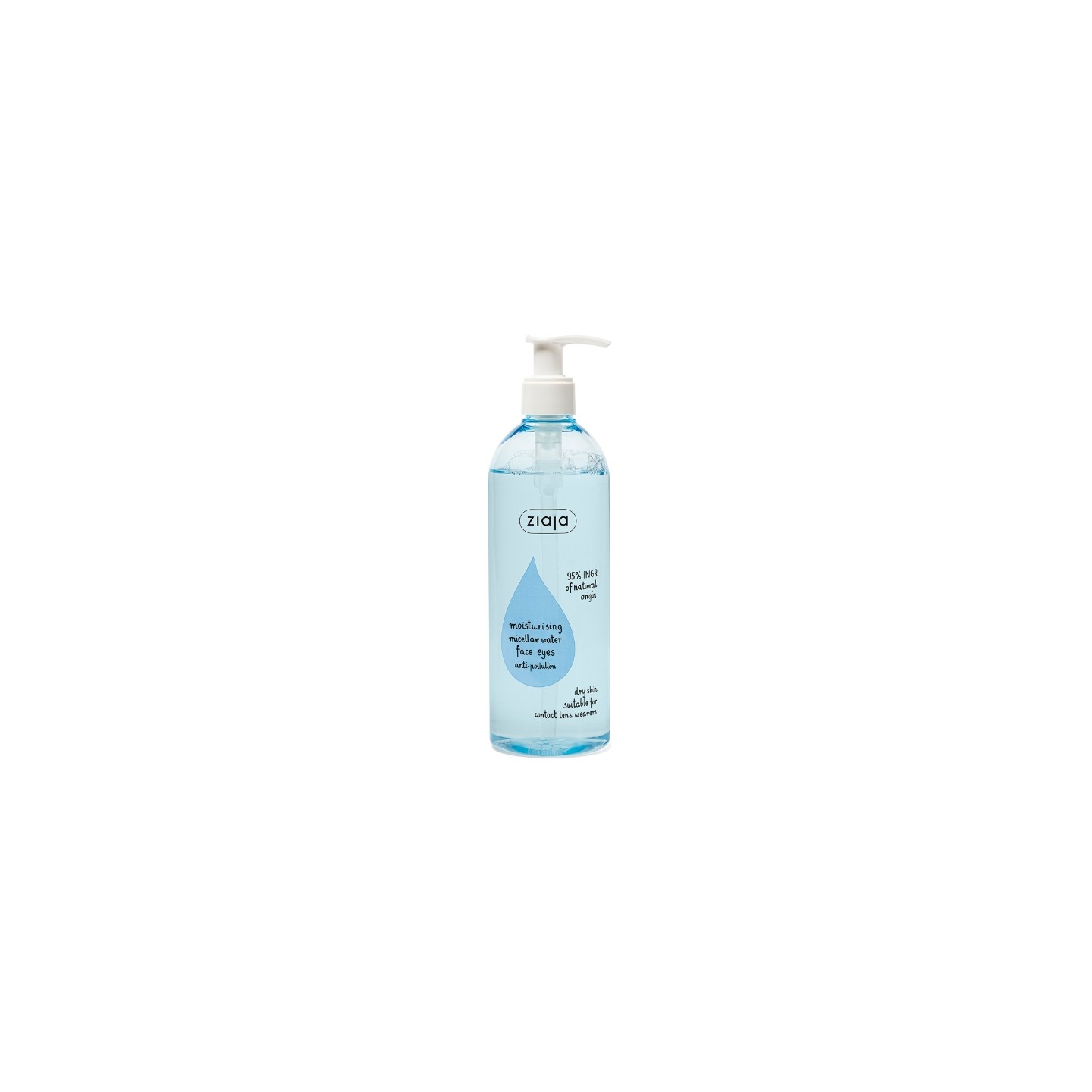 Ziaja Demakijaż nawilżający Płyn micelarny twarz, oczy 390 ml Ziaja Demakijaż nawilżający Płyn micelarny twarz, oczy 390 ml