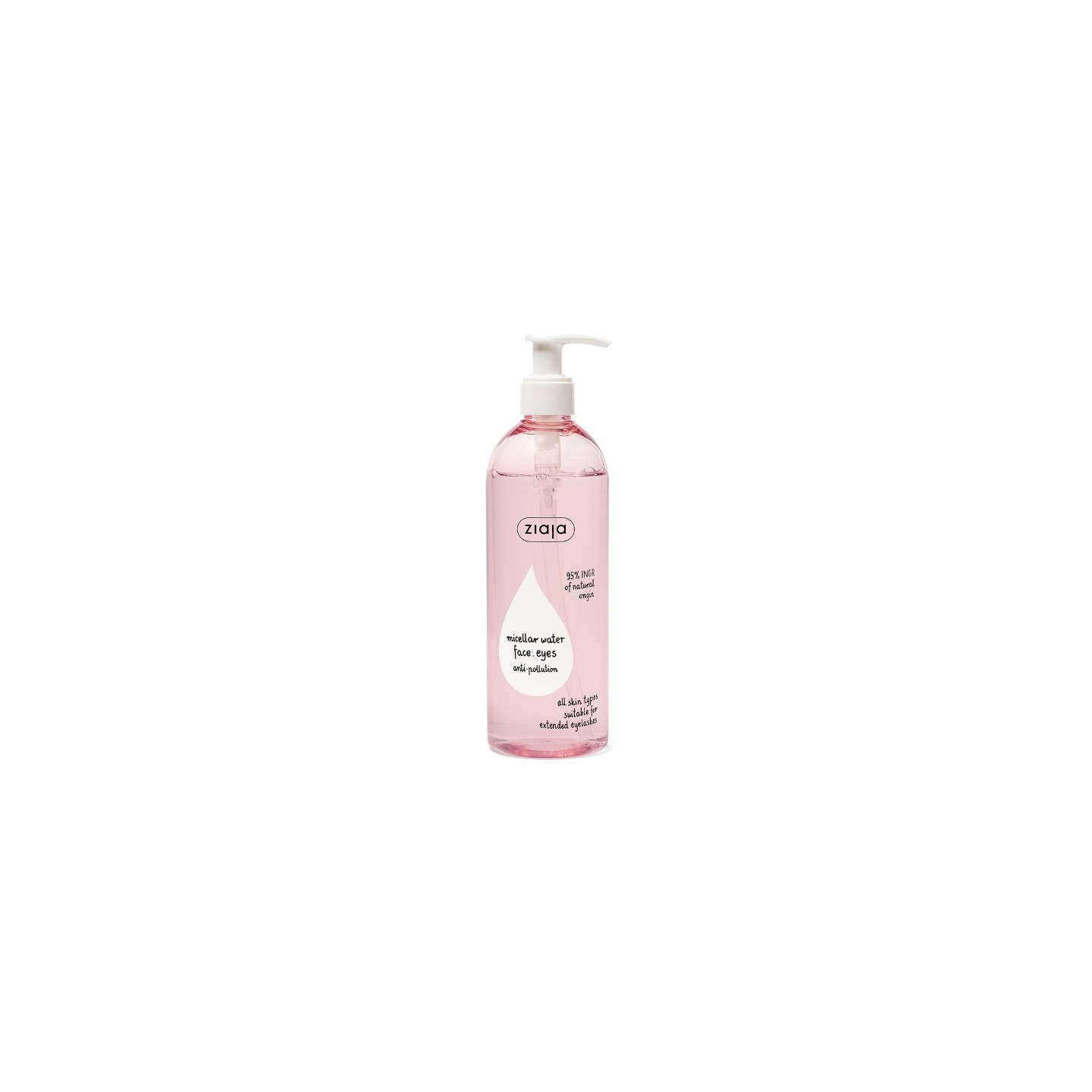 Ziaja Demakijaż uniwersalny Płyn micelarny twarz, oczy 390 ml Ziaja Demakijaż uniwersalny Płyn micelarny twarz, oczy 390 ml