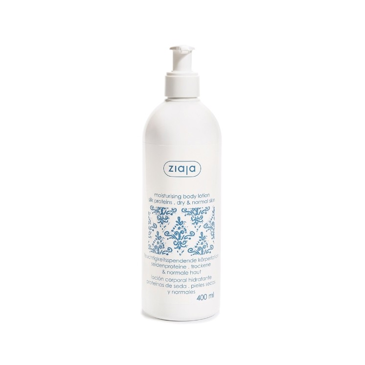 Ziaja Silk Lait Corporel Hydratant aux Protéines de Soie 400 ml