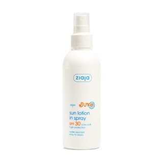 Ziaja Sun Feuchtigkeitsspendende Sonnenschutzspraymilch SPF30 UVA + UVB Hoher Schutz 170 ml