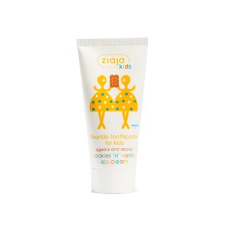 Ziaja Maziajki Toothpaste with fluoride for children 6+ baby teeth and permanent teeth 50 ml