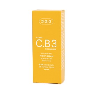 Ziaja Witamina C.B3 Niacynamid nacht gezichtscrème-masker 50 ml