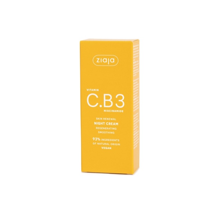 Ziaja Witamina C.B3 Niacynamid Crème-Masque de Nuit Visage 50 ml