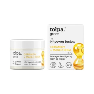 Tołpa Green Power Fusion intensywnie odżywczy Krem do twarzy Ceramidy + Masło Shea 50 ml