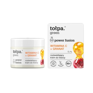 Tołpa Green Power Fusion Intensief Verhelderende Gezichtscrème Vitamine C + Granaatappel 50 ml