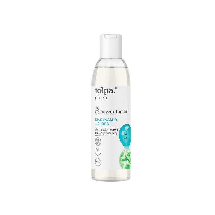 Tołpa Green Power Fusion 3in1 Micellair Water voor de Gevoelige Huid Niacinamide + Aloë 200 ml