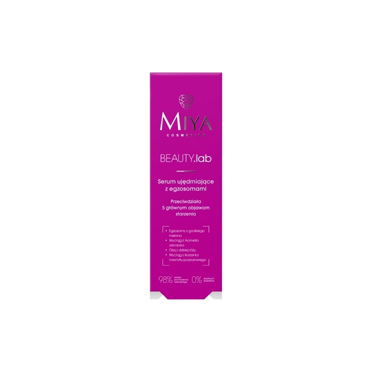 Miya Cosmetics BEAUTY.lab ujędrniające Serum do twarzy z egzosomami 30 ml
