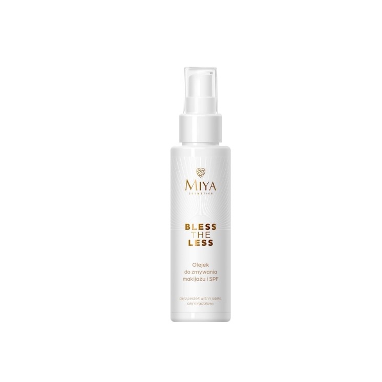 Huile démaquillante nettoyante Bless The Less Miya Cosmetics avec SPF 100 ml
