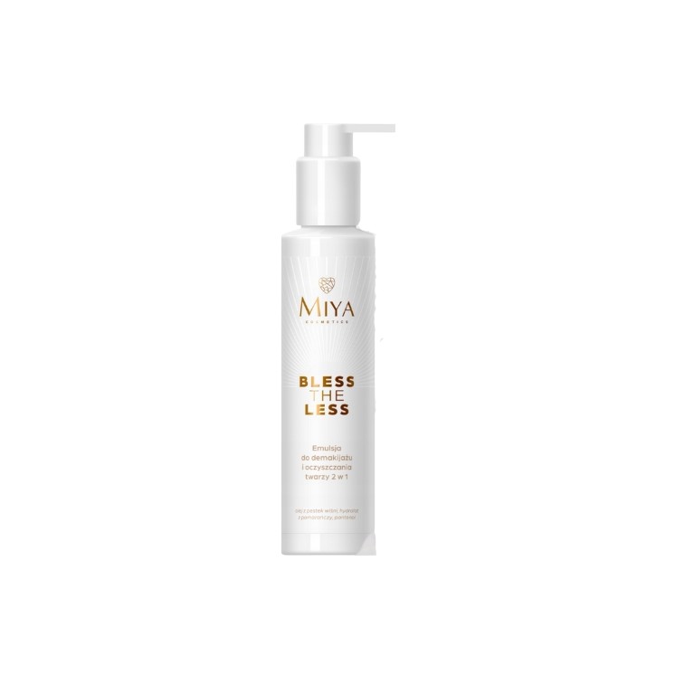 Miya Cosmetics Bless The Less Multi-Tasking 2-in-1 Make-up Verwijderaar en Reinigende Emulsie 150 ml