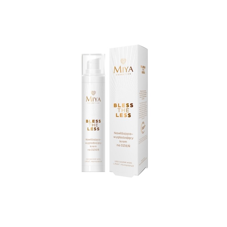 Зволожувальний та розгладжуючий денний крем для обличчя Miya Cosmetics Bless The Less 50 мл