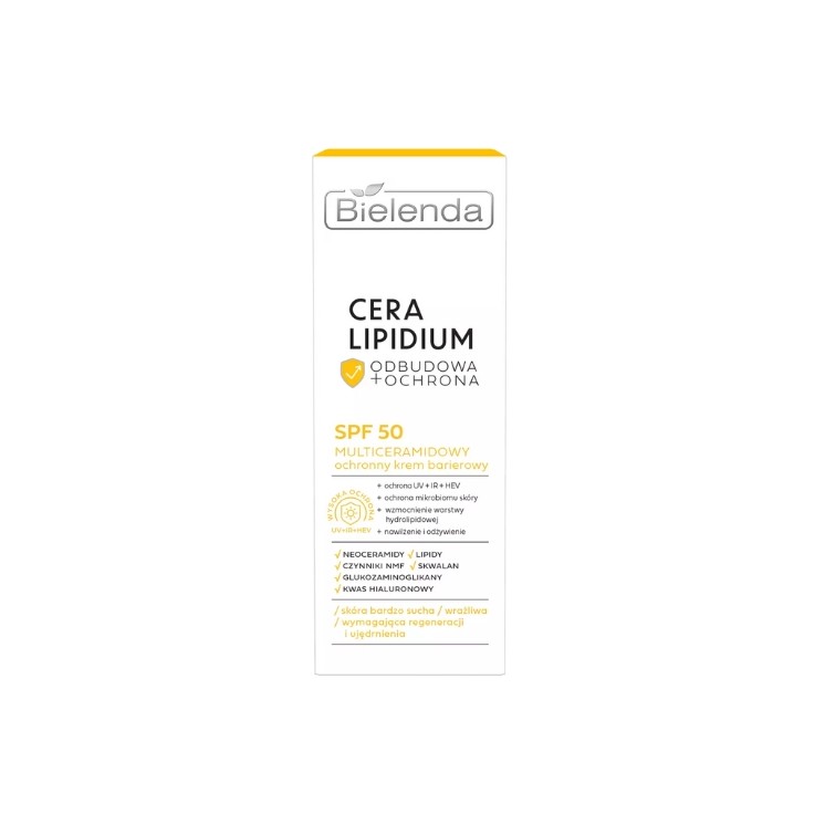 Bielenda Cera Lipidium Multiceramide Crème Visage Nourrissante Barrière SPF50 50 ml