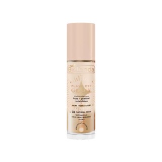 Bielenda FLAWLESS GLOW multi-purpose illuminating base + foundation /03/ Natural Beige 30 ml