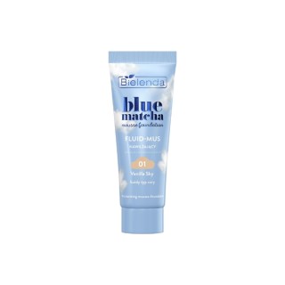Fluide hydratant Bielenda Blue Matcha - Mousse /01/ Vanilla Sky 30 g