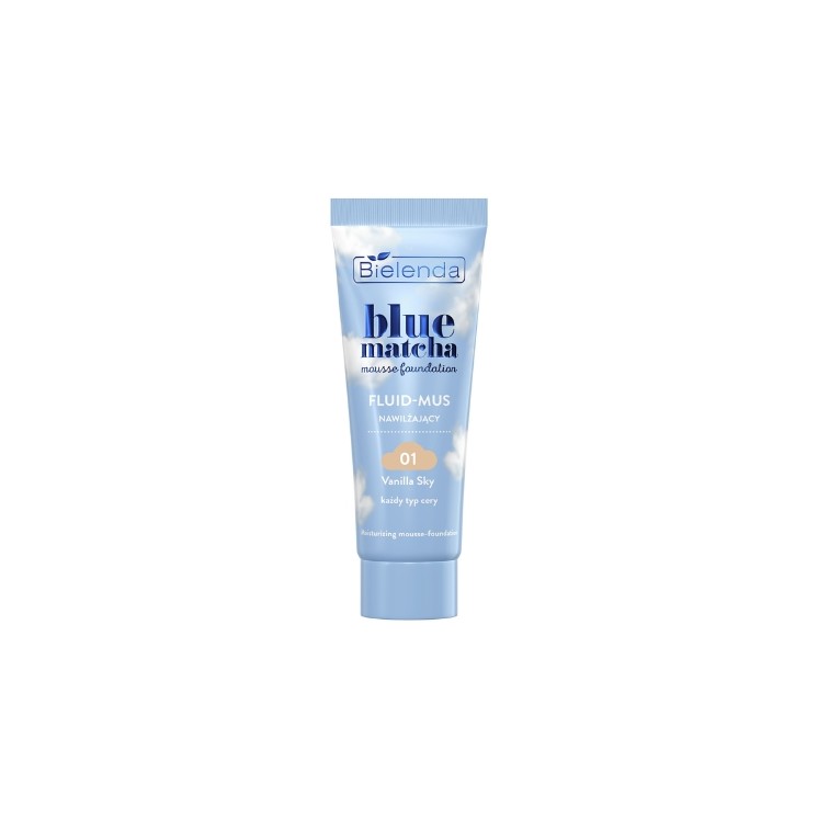 Bielenda Blue Matcha Moisturizing Fluid - Mousse /01/ Vanilla Sky 30 g