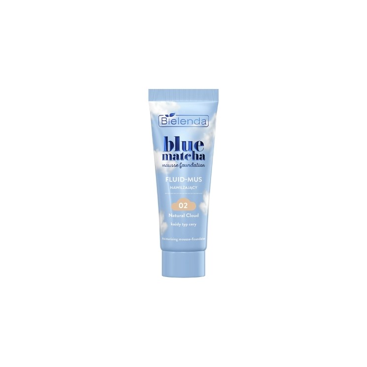 Зволожувальний флюїд-мус Bielenda Blue Matcha /02/ Natural Cloud 30 г
