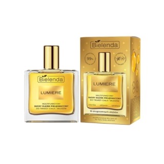 Bielenda Lumiere multifunctional dry care oil for face, body and hair 50 ml