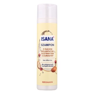Shampoing capillaire Isana à l'huile d'argan et à la canneberge 250 ml