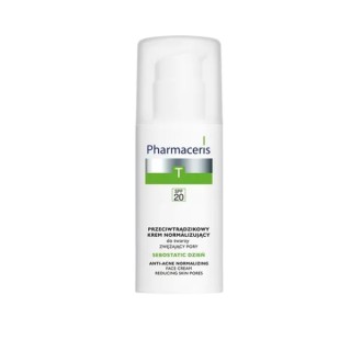 Pharmaceris T Sebostatic Crème visage matifiante et normalisante anti-acné SPF20 50 ml