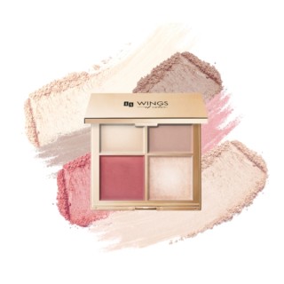 Palette de contouring doré AA Wings of Color Star Secrets 4x4, 5 g