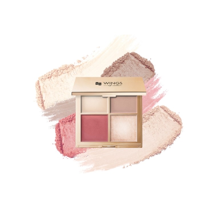 AA Wings of Color Star Secrets Gold Contour Palette 4x4, 5 g