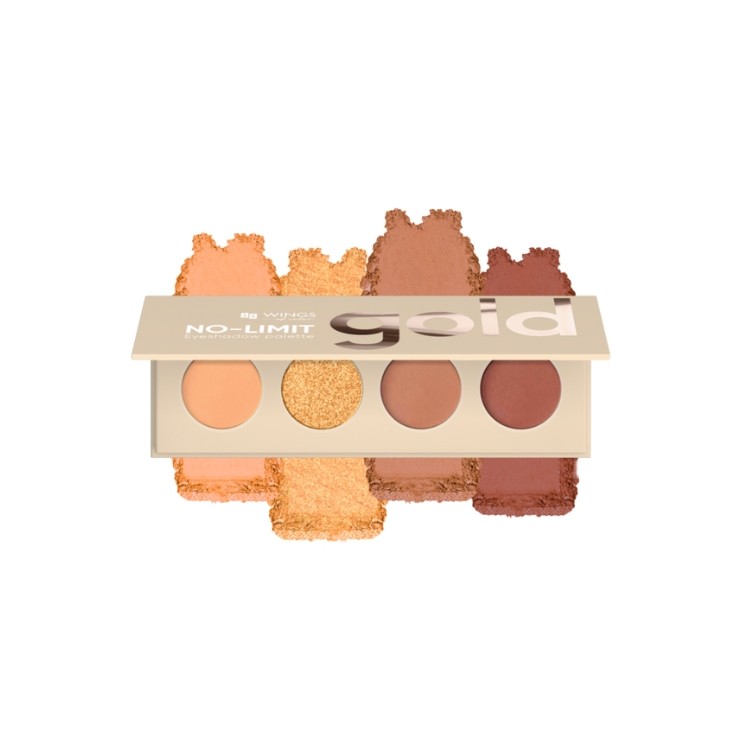 AA Wings of Color No Limit Volume Eyeshadow Palette Gold 4g