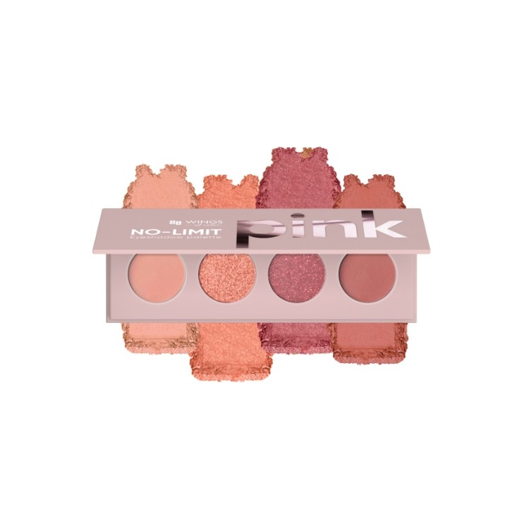 Palette de fards à paupières AA Wings of Color No Limit Volume Pink 4 g