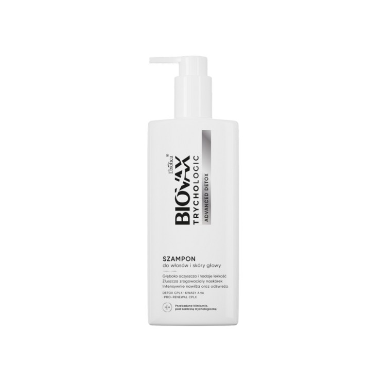 L'biotica BIOVAX Trychologic Advanced Detox Haar- und Kopfhautshampoo 200 ml