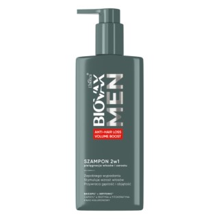 L'biotica BIOVAX Men Anti-Haarausfall & Volumen 2in1 Haar- und Bartshampoo 200 ml