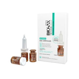 L'biotica BIOVAX Trichologic Exo-Ampoules Haaruitval en Haardichtheidsbehandeling voor Vrouwen 7 x 5 ml
