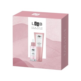 Coffret de Noël AA LAAB Centella B12 : Sérum-ampoule + Gel nettoyant visage