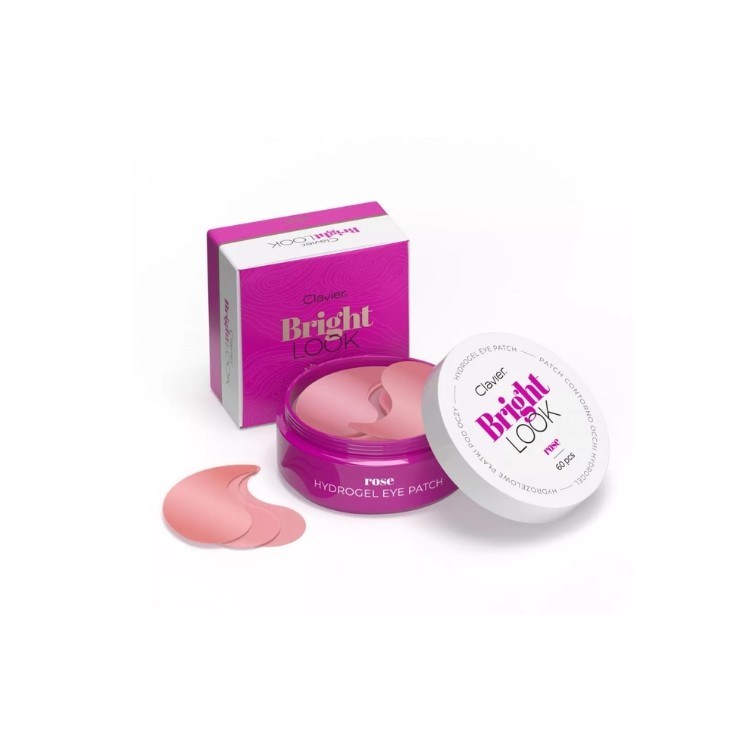 Patchs hydro pour les yeux Clavier Bright Look Rose 60 pièces