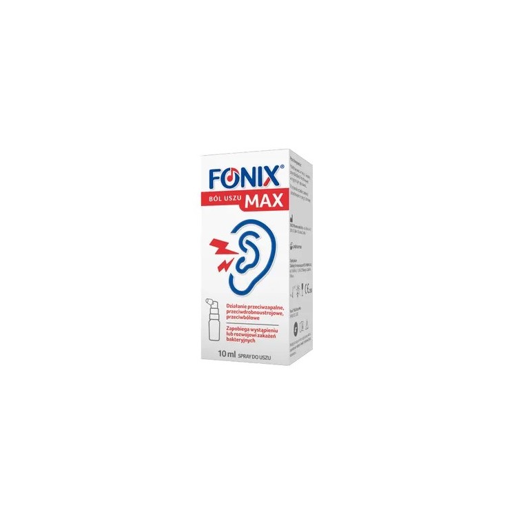 Spray anti-inflammatoire Fonix Max pour les maux d'oreilles 10 ml