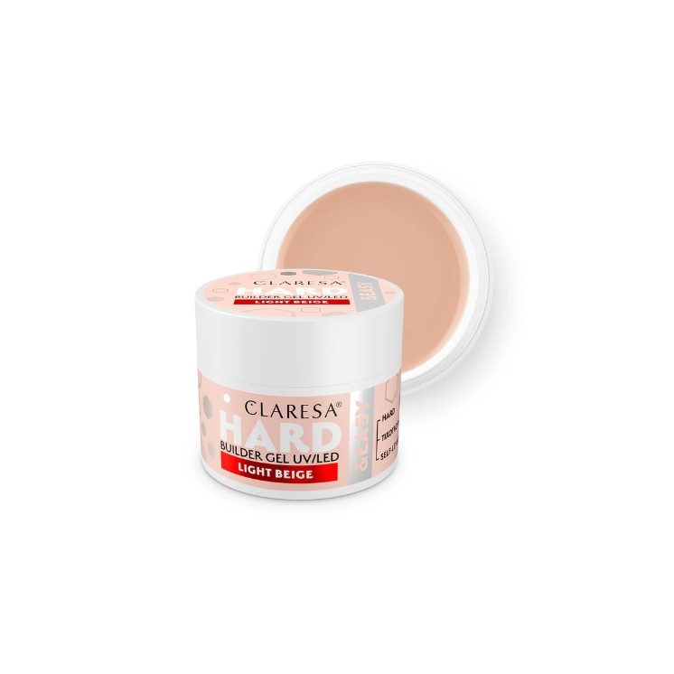 Claresa ŻEL BUDUJĄCY HARD&EASY BUILDER GEL LIGHT BEIGE 45 g