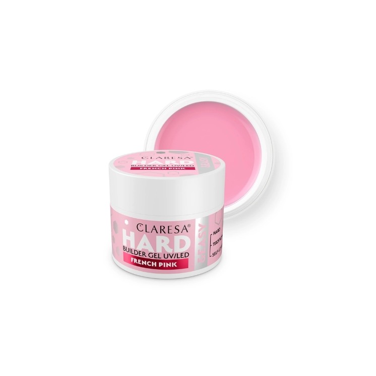 Claresa GEL DE CONSTRUCTION HARD&EASY PINK FRANÇAIS 45 g